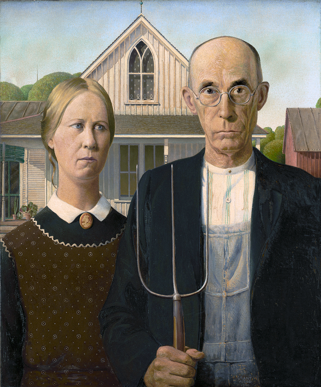 American Gothic de Grant Wood